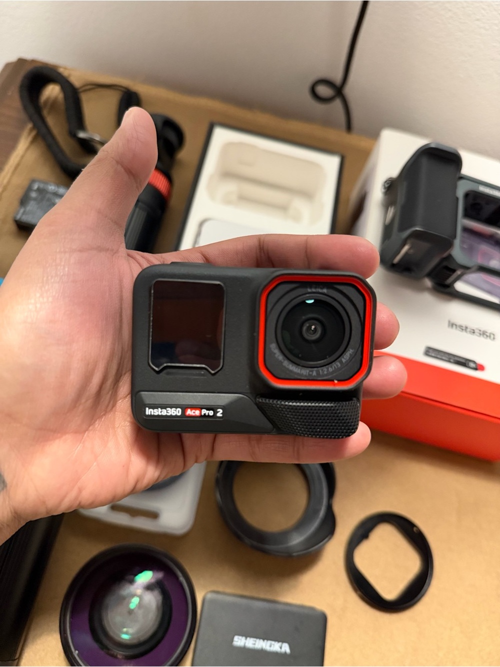 Ace Pro 2 Action Camera - Black with Red Trim